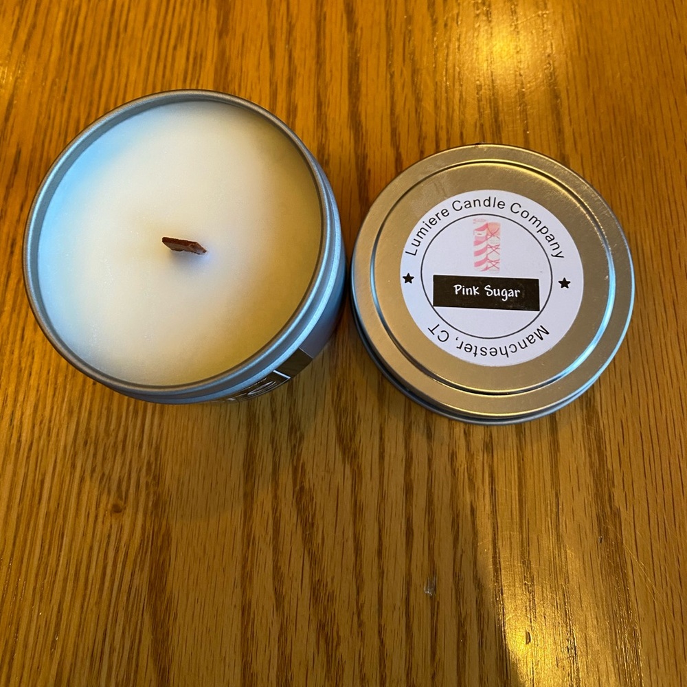 Lumiere Soy Pink Sugar Candle